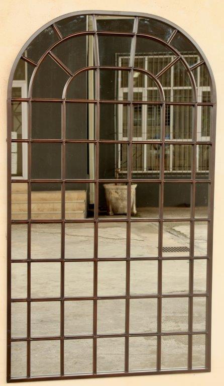 Extra Large Metal Arch Mirror